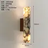 Lámpara de Pared de Mármol Transfronteriza con Iluminación Arriba y Abajo, Lámpara de Pared Cilíndrica Larga Estilo Americano para Fondo de Pared en Pasillo, Dormitorio, Mesita de Noche y Frente de Espejo