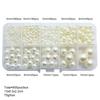 800 perlas de imitación ABS bolsa de material para aretes hechos a mano DIY pulsera horquilla con cuentas accesorios caja de cuentas