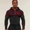 Camisa de Compressão com Capuz e Zíper Meio Aberto Venum Venom com Painel de Malha Respirável, Roupas de Proteção Solar Shark com Ajuste Muscular