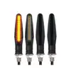Sinal de seta para motocicleta Mengqisen 12LED sinal de seta de água corrente amarelo Amazon MK-380