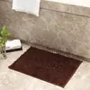 Tapete de Chão de Chenille Transfronteiriço Sala de Estar Quarto Carpete de Janela de Canto Tapete de Porta de Cozinha Banheiro Absorvente de Água Antiderrapante Almofada para Pés Atacado de Fábrica