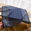 Lenço pequeno quadrado de algodão e linho com padrão espinha de peixe em veludo sintético estilo western americano retrô, lenço de cabeça, xale, cachecol decorativo para pescoço e lenço