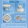 Tapón para Piscina Salida de Retorno Enchufable Baño de Piscina de Aguas Termales Salida Enchufable Tela Salida de Agua Desagüe Desagüe de Desbordamiento Accesorios para Piscina