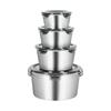 Caixa de armazenamento para refrigerador, freezer, lancheira selada, aço inoxidável 316, caixa de preservação, lancheira 304, conjunto de lancheira de grande capacidade