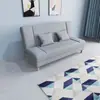 Sofá cama de tamaño pequeño, sofá plegable, integrado para uso doméstico, adecuado para apartamentos de alquiler, tiendas, dormitorios y salas de estar, cama plegable de tela simple