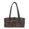 Bolso Elegante con Hebilla para Mujer 2025 Nueva Moda Estilo Coreano Elegante Simple para Dama Bolso de Hombro Único Bolso con Sensación de Alta Gama
