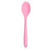 Colher pequena de silicone colher colher colher de mistura colher de cozinha colher de salada utensílios de cozinha de silicone colher para comer fornecimento transfronteiriço