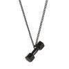 Accesorios Europeos y Americanos de Moda, Collar de Mancuerna Fitness a la Moda, Colgante Personalizado para Hombre Más Vendido en Aliexpress Cadena al por Mayor