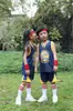 Conjunto Yong S30 Infantil Uniformes de Basquete Roupa para Apresentação de Jardim de Infância Roupa de Competição 3Xs-2Xl