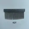 Peine de hierro 42T/84 dientes uso en fábrica textil telar de chorro de agua chorro de aire accesorios herramienta de reparación de enhebrado peine de hierro y madera
