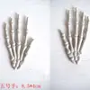 Decoração de Halloween Caveira Esqueleto Mão Casa Assombrada Quarto Bar Ornamentos Decorativos Acessórios Pingente Patas de Fantasma para Adultos