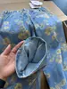 Jeans de Jacquard Floral Retro Americano para Hombre Otoño Elegantes Pantalones de Gama Alta Sueltos Rectos Casuales Largos