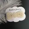 Horquilla para el cabello Celebridad de Internet Palabras Explosivas Clip Coreano con Borde de Perla Clip Pequeño para Adultos Clip Bb Clip Horquilla Clip Tocado