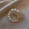 Broche Flor de Diamante Mariposa Perla Lujo Accesible Pin de Gama Alta Moda Sencilla Exquisito Elegante Accesorios Versátiles para Mujer