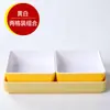 Plato de frutas de moda para KTV, plato de snacks para barbacoa, plato de frutas secas dividido, plato de snacks de melamina de cuatro o seis compartimentos para uso comercial
