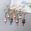 Llavero de gatito de comercio exterior de dibujos animados, aleación, colgante decorativo para bolsa, regalo de puesto de Taobao, al por mayor