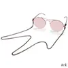 Gafas de lectura con cadena cadena de gafas de moda retro cadena para gafas de sol de mujer moderna antideslizante anticaída colgador de gafas