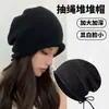 Chapéu de Tricô Fino Novo de Verão para Mulheres com Circunferência de Cabeça Grande, Chapéu Respirável Pós-Parto, Chapéu Grande e Profundo