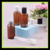 Frasco de gel para lavar as mãos 50ml Frasco de loção Frasco de glicerina 50ml Tampa qianchu Frasco plástico plano redondo Frasco de detergente para lavar roupa
