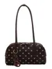 Bolso de mano casual y versátil de lunares para mujer, nueva colección otoño/invierno 2026, bolso de hombro de moda estilo coreano, de alta calidad y elegante