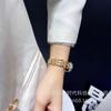 Correa de Metal para Reloj con Cadena Hueca y Diamantes Adecuada para Apple 10 S11 Xiaomi 10 Huawei Gt6 Fit4 Pulsera Metálica