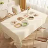 Toalha de Mesa Cachorro Desenho Animado 2026 Novo Modelo Impermeável à Prova de Óleo Lavável Resistente ao Calor Jogo Americano Retangular Capa para Mesa de Centro