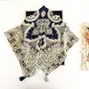 Bufanda Ligera de Primavera y Verano con Estampado Paisley, Estilo Borlas, Bufanda de Cuello Estilo Artístico Coreano, Diadema, Bufanda Decorativa