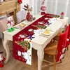 Amazon Transfronterizo Nueva Bandera de Mesa Navideña Mesa de Comedor Restaurante Sala de Estar Decoración Fiesta Temática Suministros de Decoración Venta al por Mayor