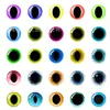 Acessórios de Joias Olho de Cristal Pedra do Tempo Meia Bola Olhos de Vidro Gato DIY Olhos de Cobra Olhos Artificiais Globos Oculares