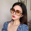 Gafas de sol para celebrante en línea del Nuevo Libro Rojo transfronterizo, estilo coreano para mujer, moda retro, gafas de sol cuadradas, gafas de sol de montura grande para hombre
