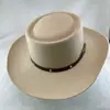 Amazon Transfronterizo Sombrero de Lana de Ala Ancha Moda Viajero para Mujer Fiesta Sombrero de Vaquero Estilo Europeo y Americano Borde Enrollado Sombrero de Fieltro