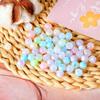 10 PCs colorido Branco Leitoso Japonês translúcido frisado acrílico artesanal DIY brincos brincos acessórios de material