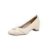 Zapatos Casuales Simples Versátiles Estilo Old Money Versión Coreana para Mujer 2026 Nuevo Otoño Cómodos Zapatos Mary Jane para Mujer
