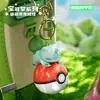 Chaveiro Oficial de Mercadoria Pokémon Série de Pingentes 3D Fofos para Mulheres