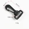 Hebilla de gancho de plástico de 20 a 51 mm con rotación de 360 grados, gruesa, para mochila, bolso, etc.