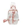 Ins Tie-Dye saco peito para homens e mulheres estudantes do ensino médio Nicho simples design esportes Crossbody Bag andar saco de ombro