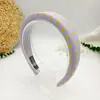 Faixa de Cabelo Estilo Coreano Cor Sólida Bolinhas Cabeça de Esponja Antiderrapante Topo Alto Caveira Menina Lavável Skincare Moda Acessórios de Cabelo