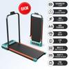 Caminadora con Pantalla LED de Velocidad Ajustable y Múltiples Velocidades, Reposabrazos Plegables, Bluetooth, Máquina de Caminar Plana para Uso en Casa