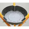 Tienda de Flores de Madera Tripode para Arreglos Florales Bandeja para Globos Cesta de Flores Soporte Triangular Apertura de Tres Puntas Soporte para Flores Negro