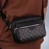Bolso cruzado para hombre Casual Cuadros Para ir al trabajo Versátil Bolso de hombro Mochila pequeña para hombre Repelente al agua Negocios Casual Bolso para hombre