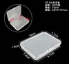 Caja de Plástico, Caja Transparente para Piezas Pequeñas, Caja de Baterías, Caja de Plástico PP, Caja para Gafas, Caja de Almacenamiento para Tornillos, Caja de Almacenamiento para Baterías