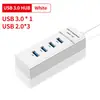 Hub 3.0 4 Portas Divisor 3.0 Hub Expansor USB Computador Multi-Interface Transmissão de Alta Velocidade