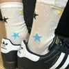Calcetines coloridos para niñas, calcetines de media pantorrilla, estilo fino de verano, dopamina, lindos, de malla, transpirables, tendencia ins, calcetines largos de algodón puro, verano