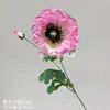 Anêmona Artificial Flor de Seda Vintage Flor de Outono Decoração Suave Arranjo de Flores Adereços para Fotos Decoração Cênica de Casamento Materiais Florais Atacado