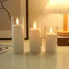 Luz de Vela Digital LED Tipo Bala Jantar à Luz de Velas Roteiro Layout de Atmosfera de Assassinato Adereços Vela com Controle Remoto Criativo