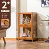 Vitrine de Acrílico com Fechadura, Rack de Exibição Transparente à Prova de Poeira, Prateleira de Exibição para Blocos de Construção, Caixa de Exibição