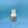 Tapa Semicircular de 24 Dientes Sub-plata Blanco Aluminio Electrolítico Pico Bomba de Polvo Dispensador de Loción Base de Maquillaje Líquida Esencia Loción Bomba de Presión