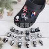 Halloween Flor de Zapato Agujero Accesorios para Zapatos Alto Sentido PVC Goma Suave Hebilla de Zapato Thriller Hebilla de Zapato jibbitz Hebilla para Zapato con Agujeros