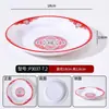 Pratos de acompanhamento para hot pot de comida de rua, melamina vintage retrô nostálgico esmalte imitação pratos de bucho de Chongqing, pratos de carne