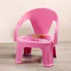 Silla doméstica duradera con respaldo, taburete lindo, silla chirriante especial para niños, silla chirriante para bebé de fábrica de comercio exterior